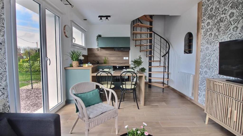 Joli Appartement En Duplex Neuf A Saint-Josse Luaran gambar